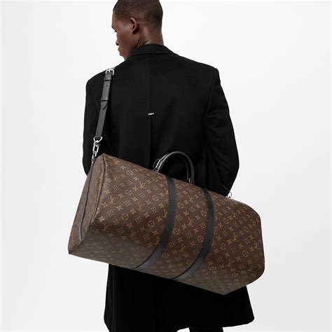 lv keepall 55 macassar|LOUIS VUITTON Monogram Macassar Keepall Bandouliere 55 .